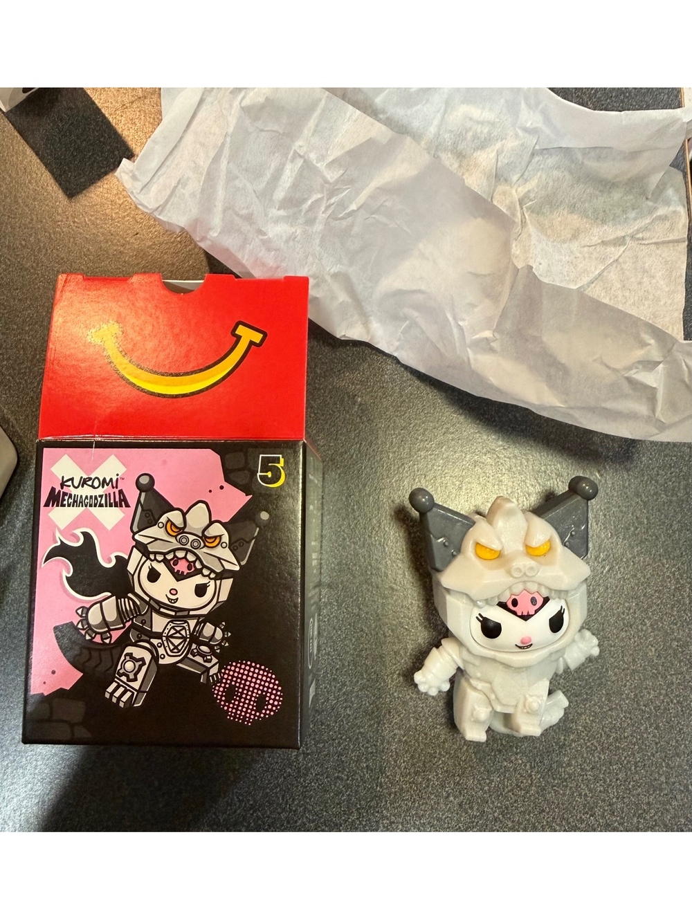 Kuromi x Mechagodzilla McDonalds Sanrio Toy 2026 Hello Kitty & Friends New